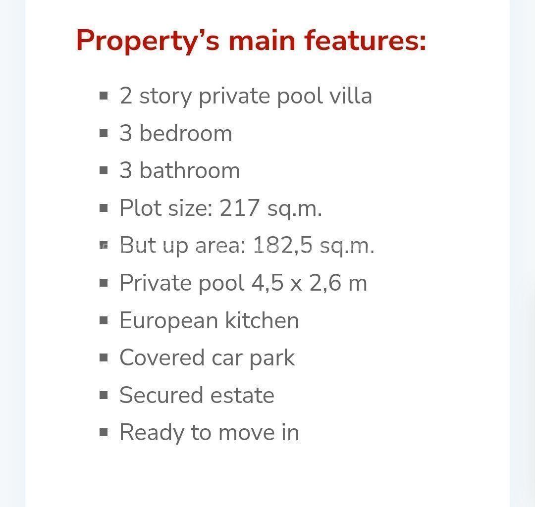182 Sq.m Villa Plots for Sale in Chalong