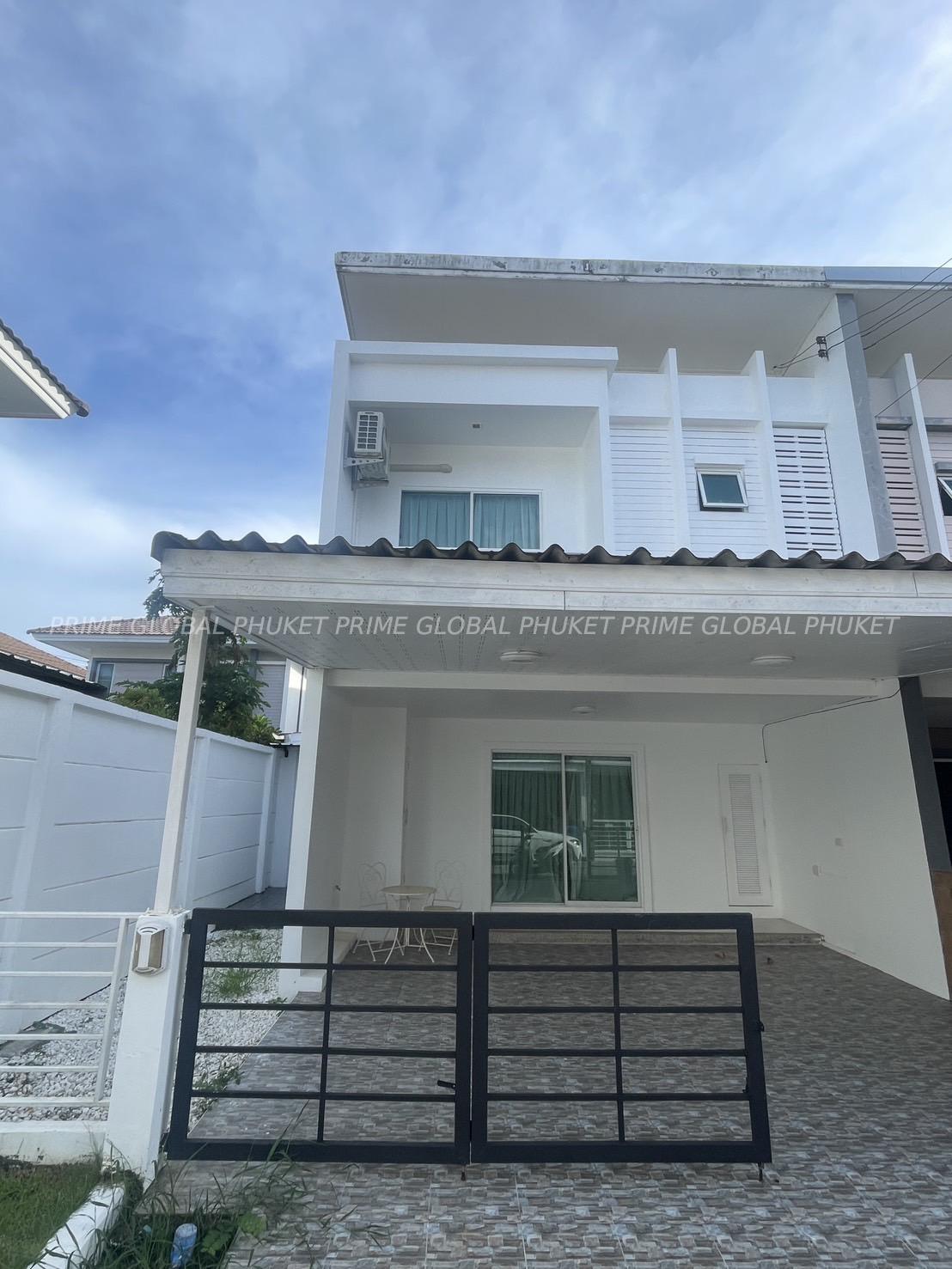 Available house for rent in Habitown Koh Kaew, corner unit