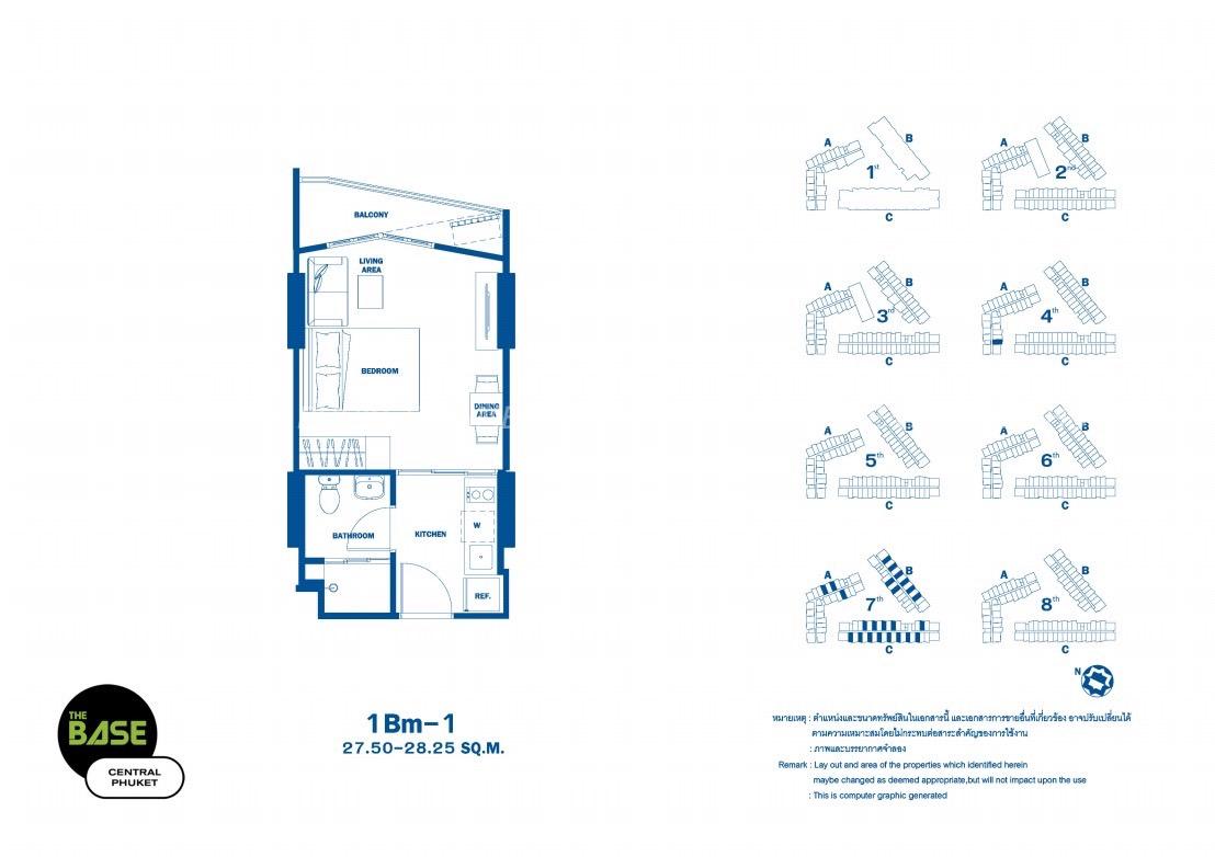 34 Sq.m Condominium for Rent and Sale in Phuket town