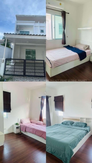 Available house for rent in Habitown Koh Kaew, corner unit